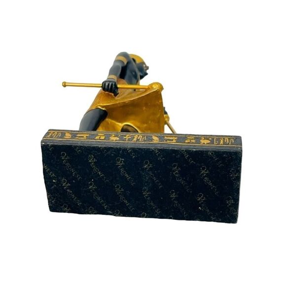 Egyptian Guardian Statue of King Tutankhamun Sculture by Veronese 8" - Picture 7 of 7